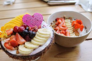 Bowls at Cafe Organic in Canggu