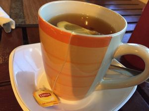 Tea at Wild Bill's Bar & Grill in Saipan