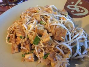 Pad Thai with Tofu at Wild Bill's Bar & Grill in Saipan