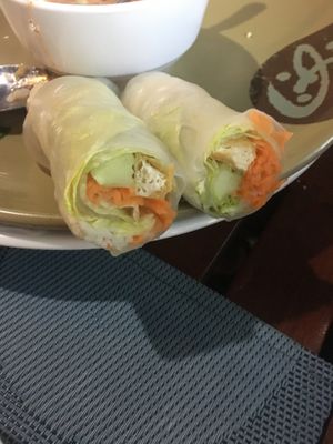 Spring rolls w/o egg  at Wild Bill's Bar & Grill in Saipan