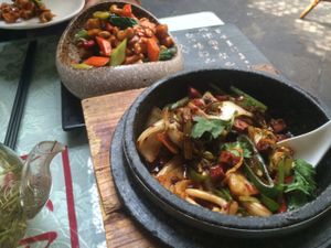 noodles  at Baihe - Lily Vegetarian - Dongcheng in Beijing