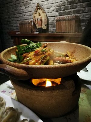 bamboo dish at Baihe - Lily Vegetarian - Dongcheng in Beijing