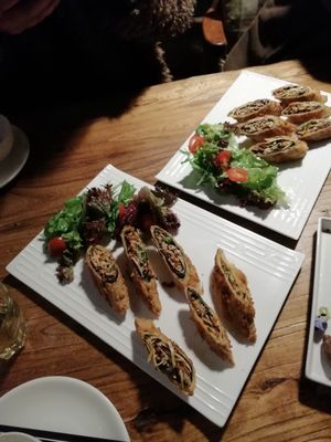 Spring rolls at Baihe - Lily Vegetarian - Dongcheng in Beijing