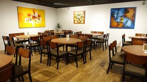 Interior decoration on the 2nd Storey at Time's Vege 时'素 in West Singapore