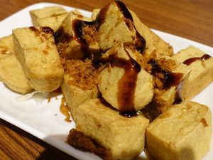 Tauhu Goreng at Time's Vege 时'素 in West Singapore