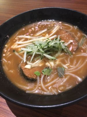 Asam laksa  at Time's Vege 时'素 in West Singapore
