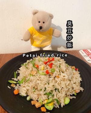 Petai Fried rice at Time's Vege 时'素 in West Singapore