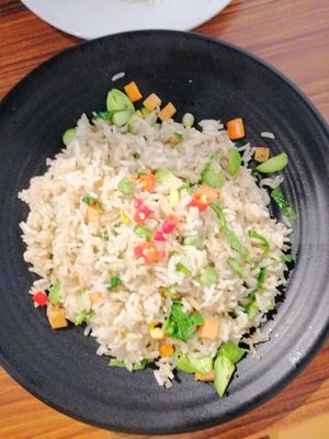 Petai fried rice at Time's Vege 时'素 in West Singapore