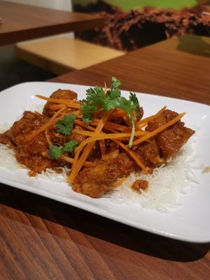 XO Lion Mane Mushroom (spicy) at Time's Vege 时'素 in West Singapore