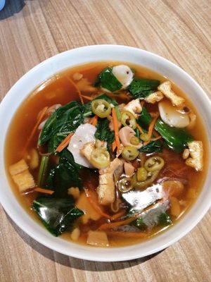 Hor fun at Time's Vege 时'素 in West Singapore