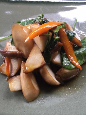 Mushroom Basil at House of Joy in Bangkok