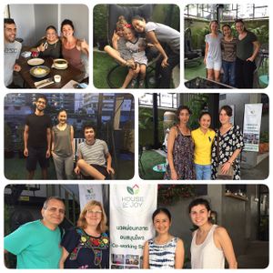 International guests at House of Joy in Bangkok