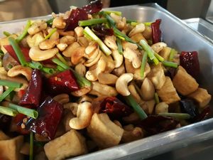 Tofu Cashew nuts at House of Joy in Bangkok
