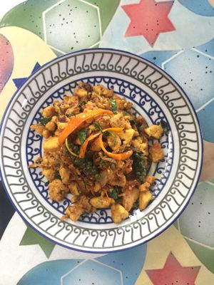 Crispy Curry Tofu  at House of Joy in Bangkok