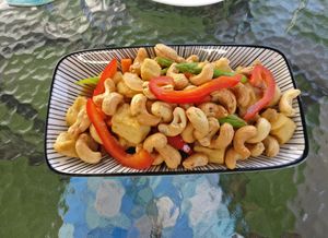 cashew delight, tasty but felt like it's over load of cashews. could put less and add rice instead at House of Joy in Bangkok