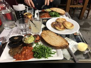 Vegan cooked breakfast 🌱 at Singl-end - Garnethill in Glasgow