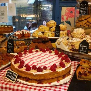 Baked Goods Table at Singl-end - Garnethill in Glasgow