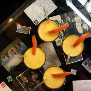 freshly squeezed orange juice at Singl-end - Garnethill in Glasgow