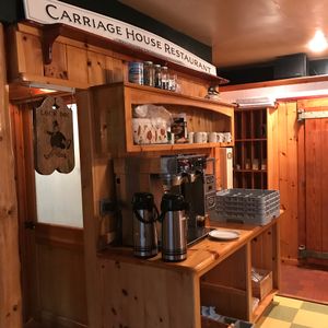 coffee at Carriage House Restaurant in East Boothbay