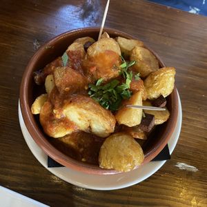 Potato Bravas  at Harmonium in Edinburgh