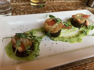 Scallops 🤤  at Harmonium in Edinburgh