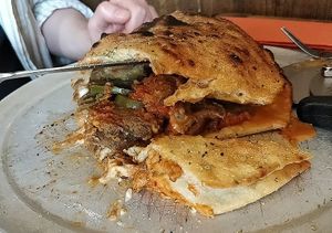 Inside Sicilian Cassatelle at Harmonium in Edinburgh