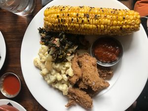 The southern plate, a new addition to the menu  at Harmonium in Edinburgh