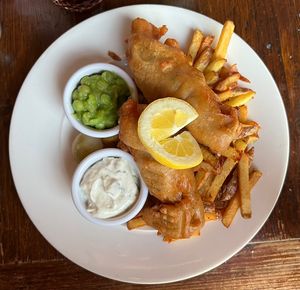 No-fish and chips  at Harmonium in Edinburgh