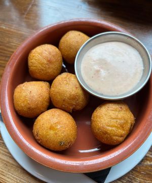 Cornbread Hushpuppies  at Harmonium in Edinburgh