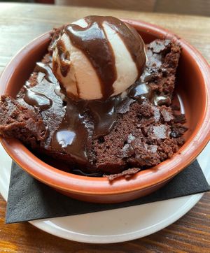 Chocolate Brownie  at Harmonium in Edinburgh