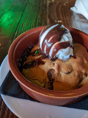 Hot cookie sundae at Harmonium in Edinburgh