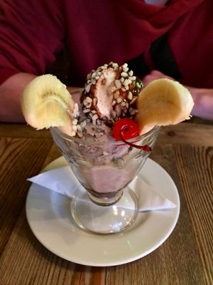 Banana sundae. at Harmonium in Edinburgh