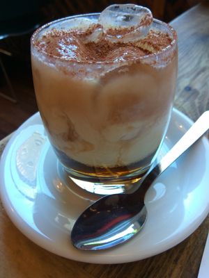 White Russian cocktail at Harmonium in Edinburgh