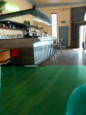 bar at Harmonium in Edinburgh