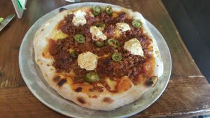 Pizza at Harmonium in Edinburgh