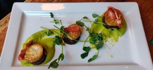 Scallop mushrooms at Harmonium in Edinburgh