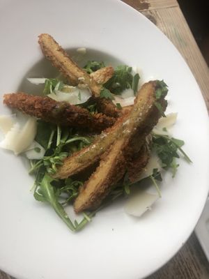 Lemon panko chicken starter at Harmonium in Edinburgh