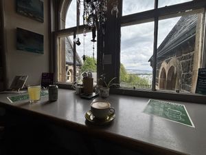 Heel mooi plekje   at An Tobar Veggie Cafe in Isle Of Mull