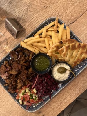 Vegan gyros   at Happy Bean in Prague