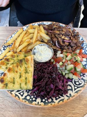Gyros Plate   at Happy Bean in Prague