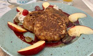 Pancakes at Happy Bean in Prague