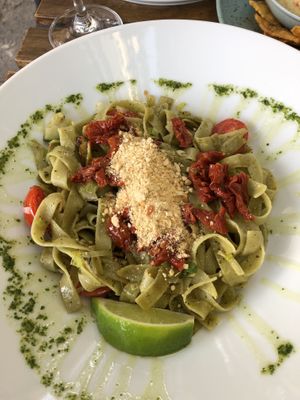 Pasta at Happy Bean in Prague