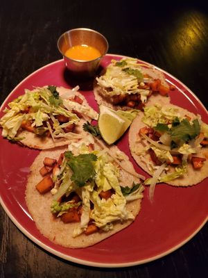 autumn squash tacos at Clever Rabbit in Chicago