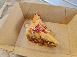 Almond baklava at Jasmine Greens - Kiosk in Umina Beach