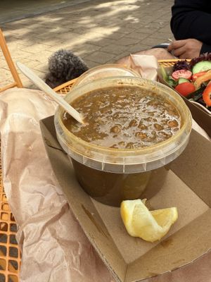 Lentil soupp  at Jasmine Greens - Kiosk in Umina Beach