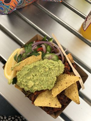 Vegan nachos at Jasmine Greens - Kiosk in Umina Beach