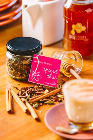Jasmine Greens organic spiced chai. at Jasmine Greens - Kiosk in Umina Beach