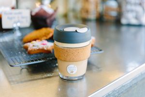 Jasmine Greens keep cups. at Jasmine Greens - Kiosk in Umina Beach