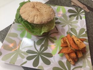 Burger  at Kaban in Mexico City