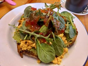 Vegan Aussie Brunch at Brown & Green - Mayow Park in South East London
